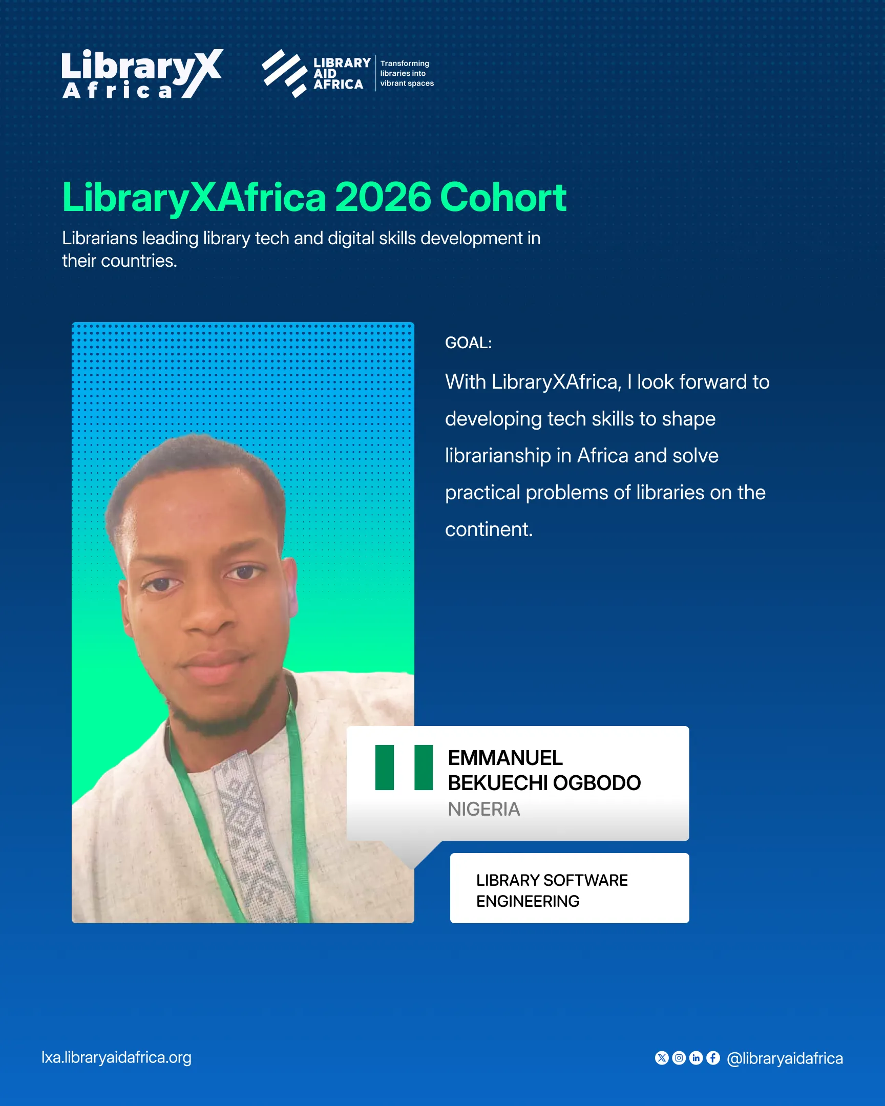 Emmanuel Bekuechi Ogbodo — Nigeria, Library Software Engineering