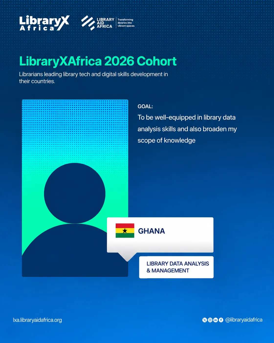 LibraryXAfrica 2026 Cohort participant — Ghana, Library Data Analysis & Management