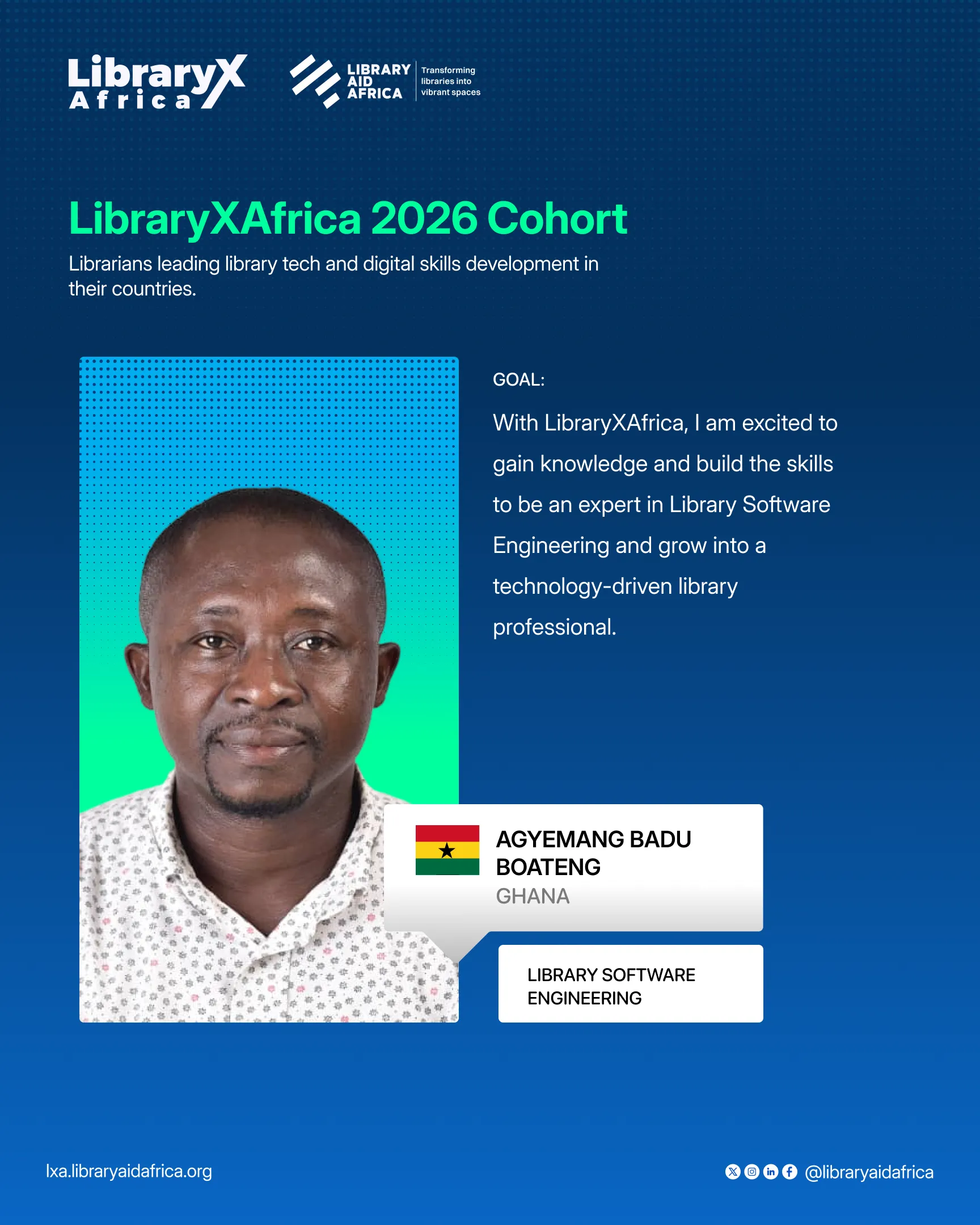 Agyemang Badu Boateng — Ghana, Library Software Engineering