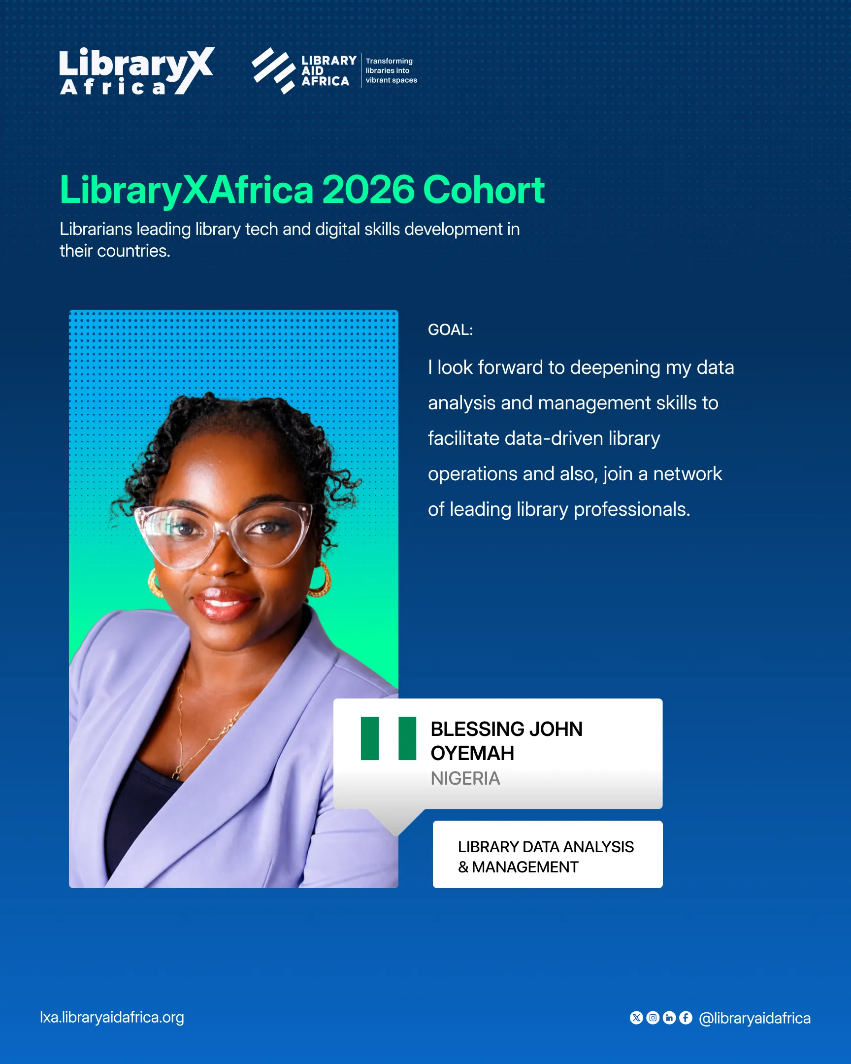 Blessing John Oyemah — Nigeria, Library Data Analysis & Management
